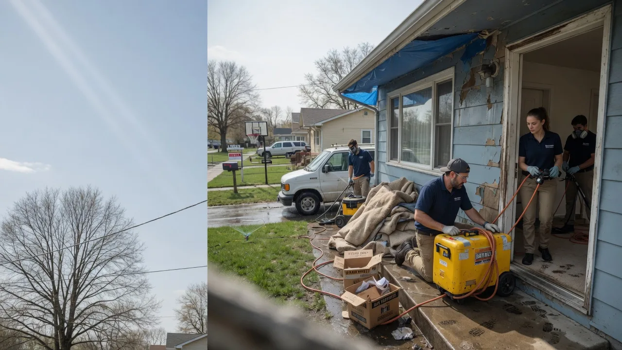 Basement Flood Cleanup in Lancaster, WI near me